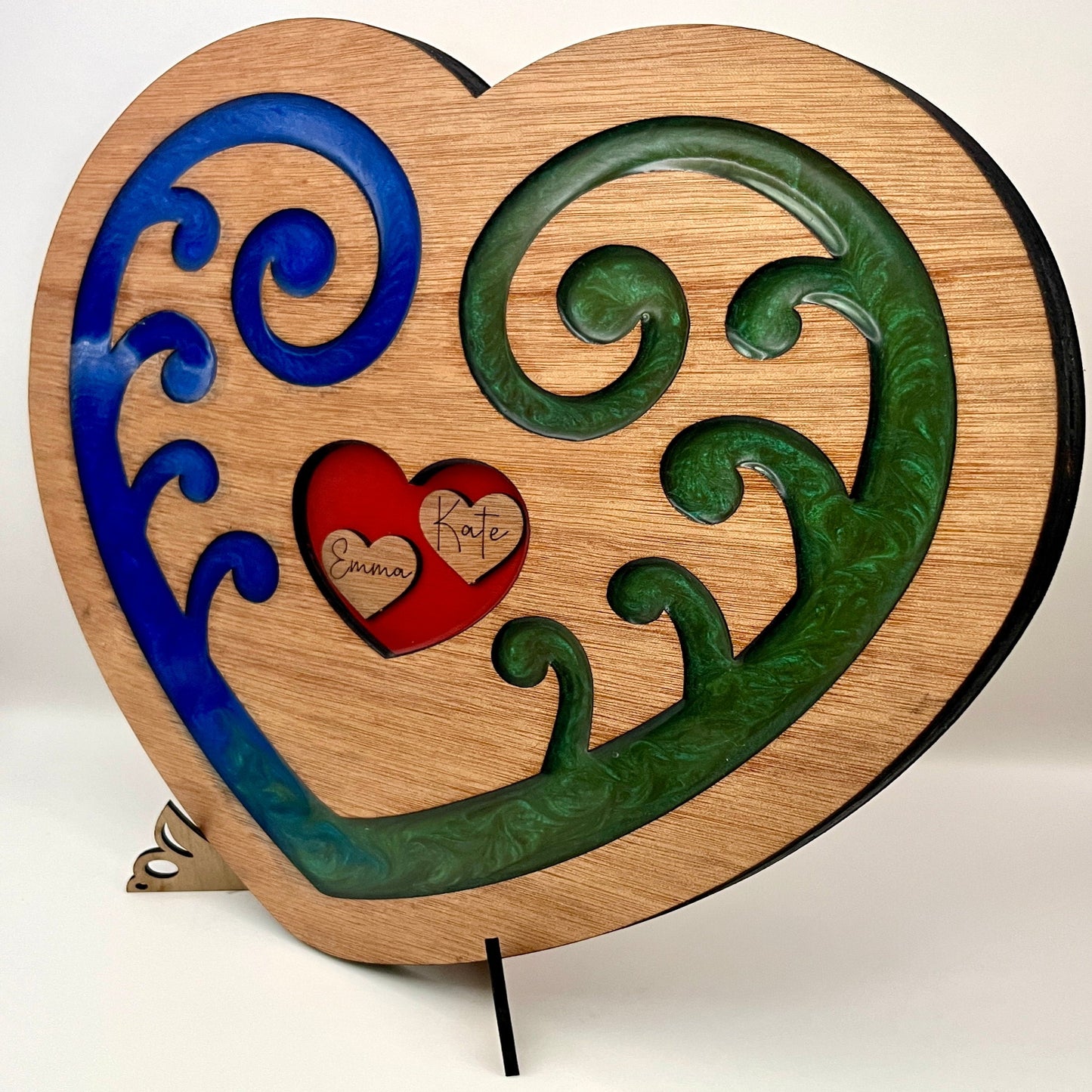 Personalised Koru Heart
