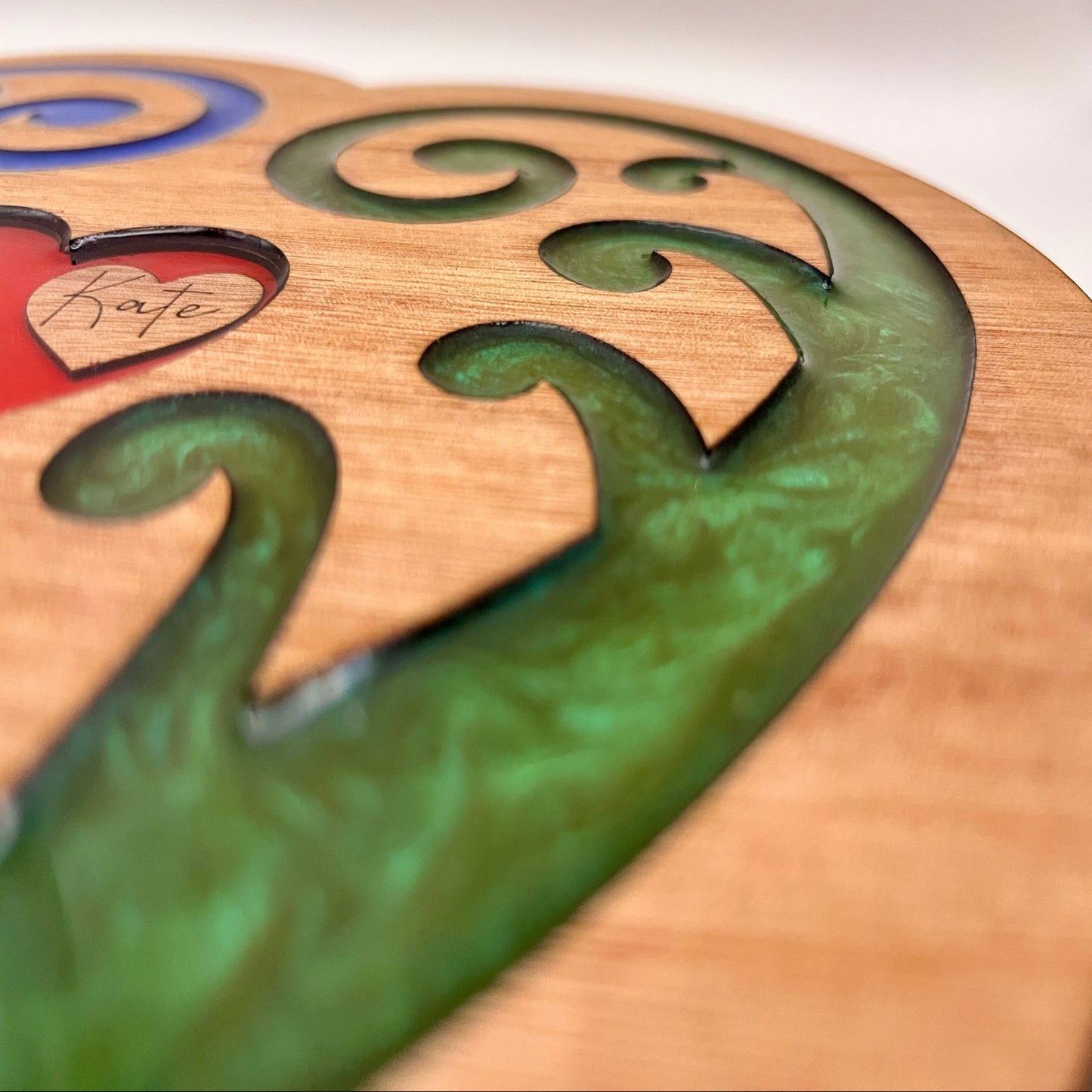Personalised Koru Heart