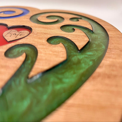 Personalised Koru Heart