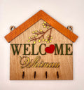 Personalized Welcome Key Holder | Custom Family Name