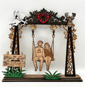 Bespoke Couple Swing Art | Personalized with Your Photos & Names