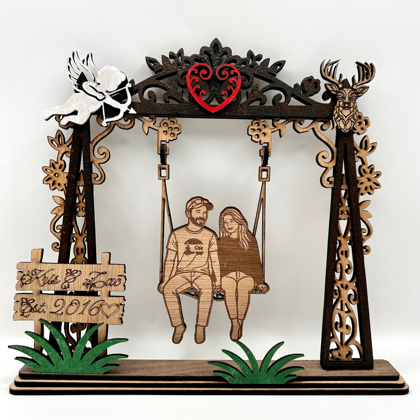 Personalised Couple Swing Keepsake