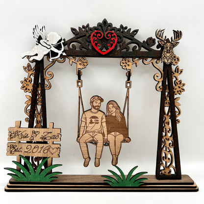 Personalised Couple Swing Keepsake