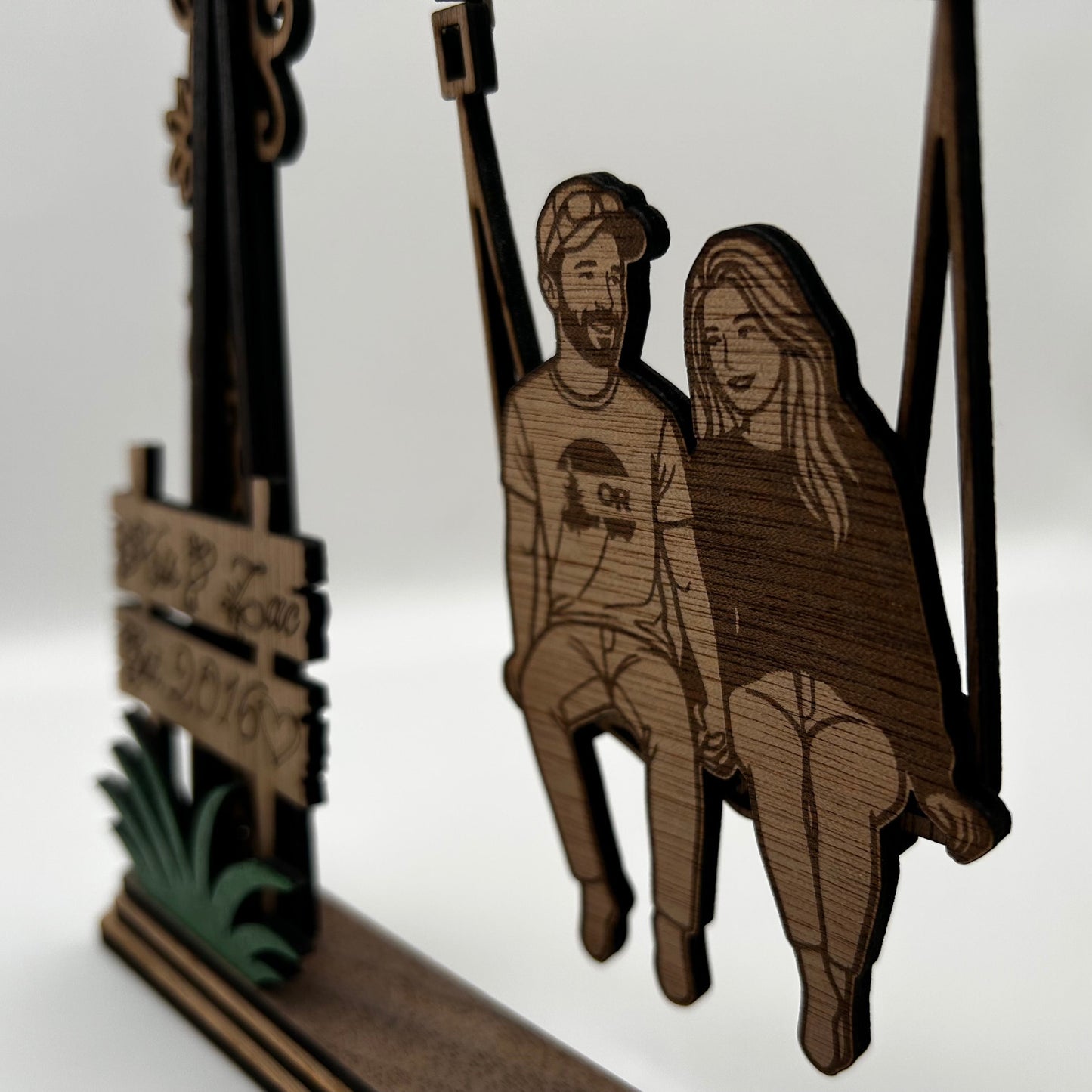Personalised Couple Swing Keepsake