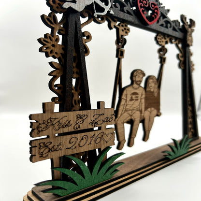 Personalised Couple Swing Keepsake