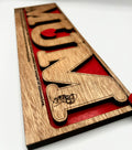 Personalised Mum Plaque |Hand-painted laser cut gift