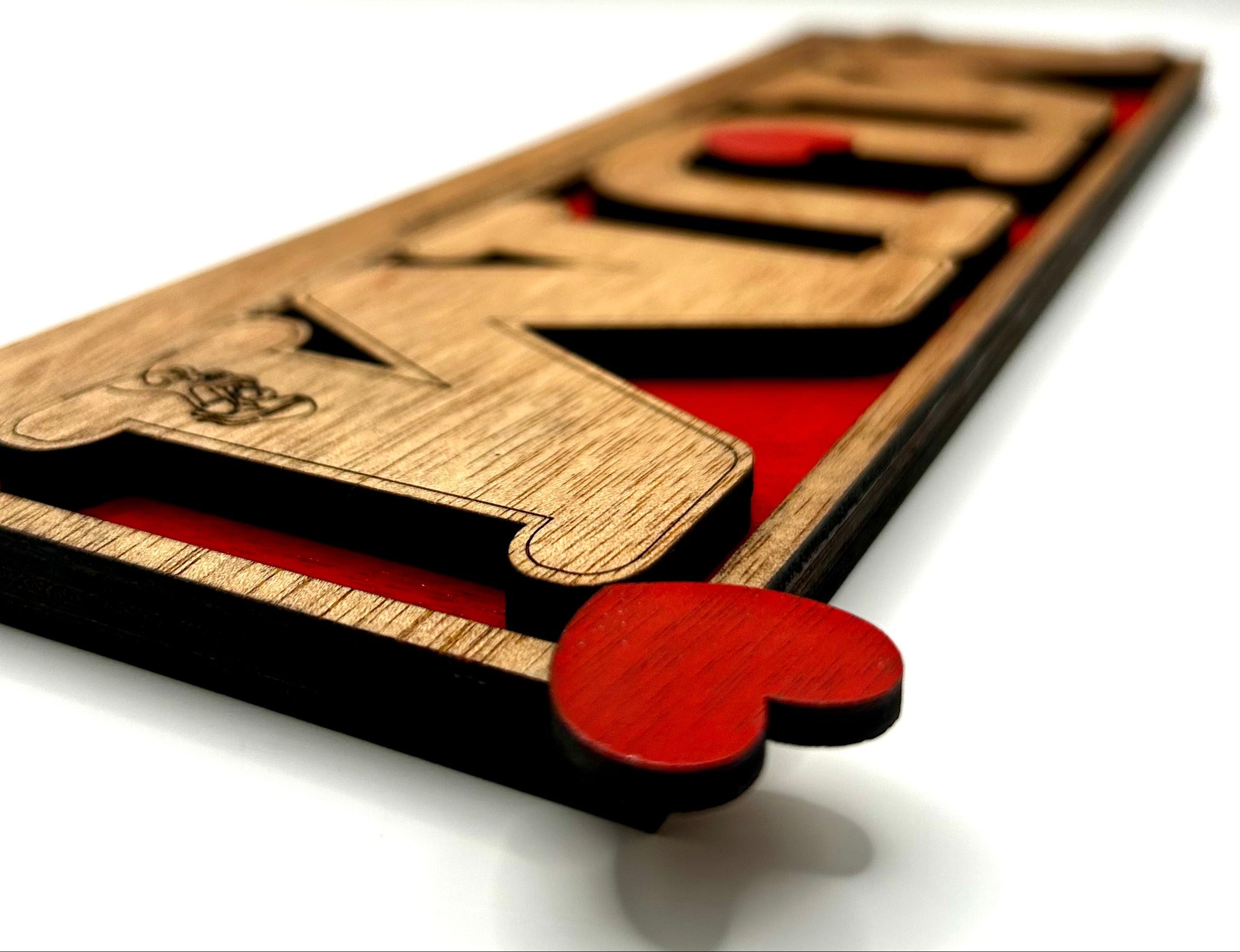 Personalised Mum Plaque |Hand-painted laser cut gift