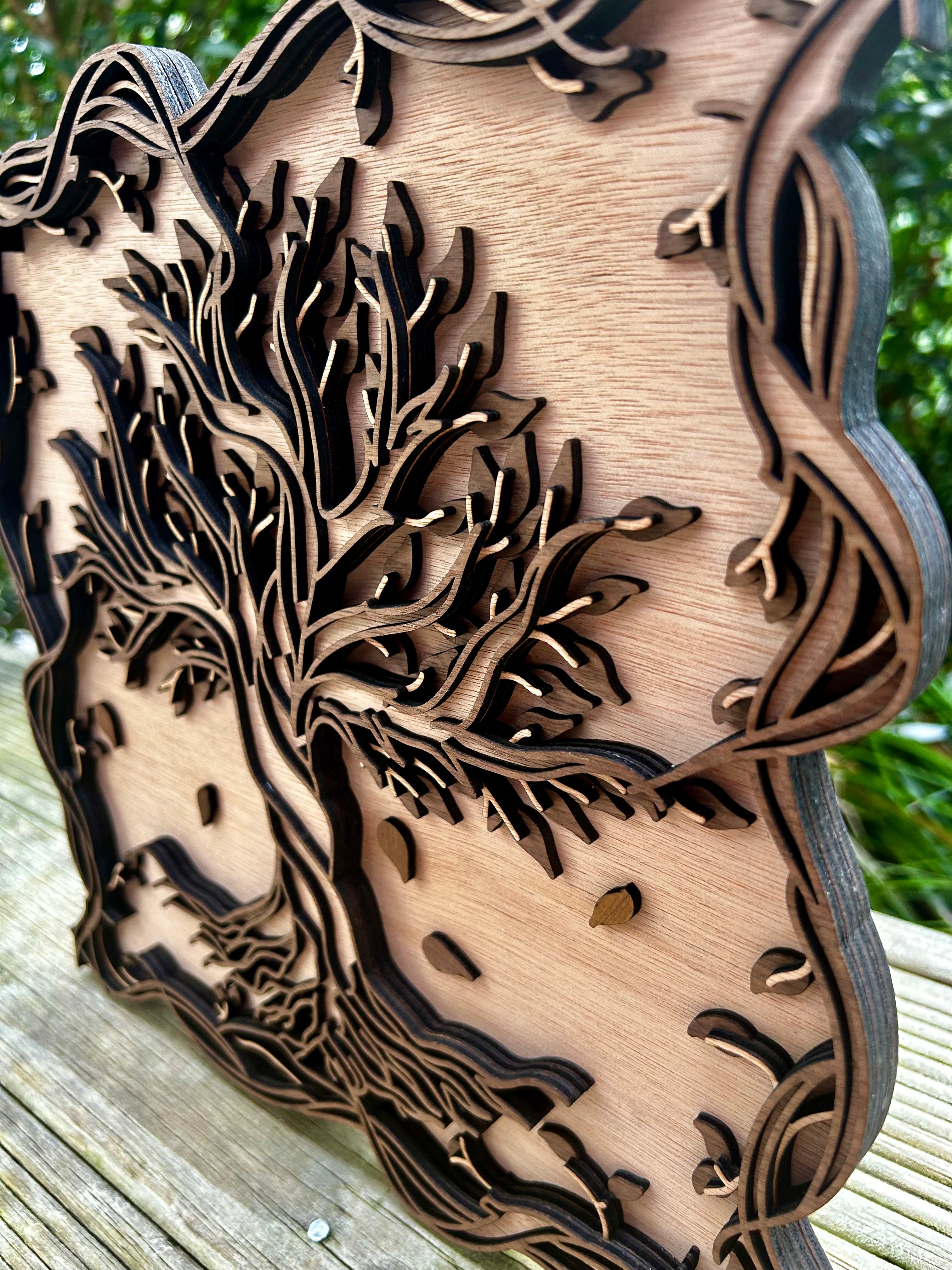 Tree of Life Wall Art - 4 Layer Plywood Decor | NZ Made
