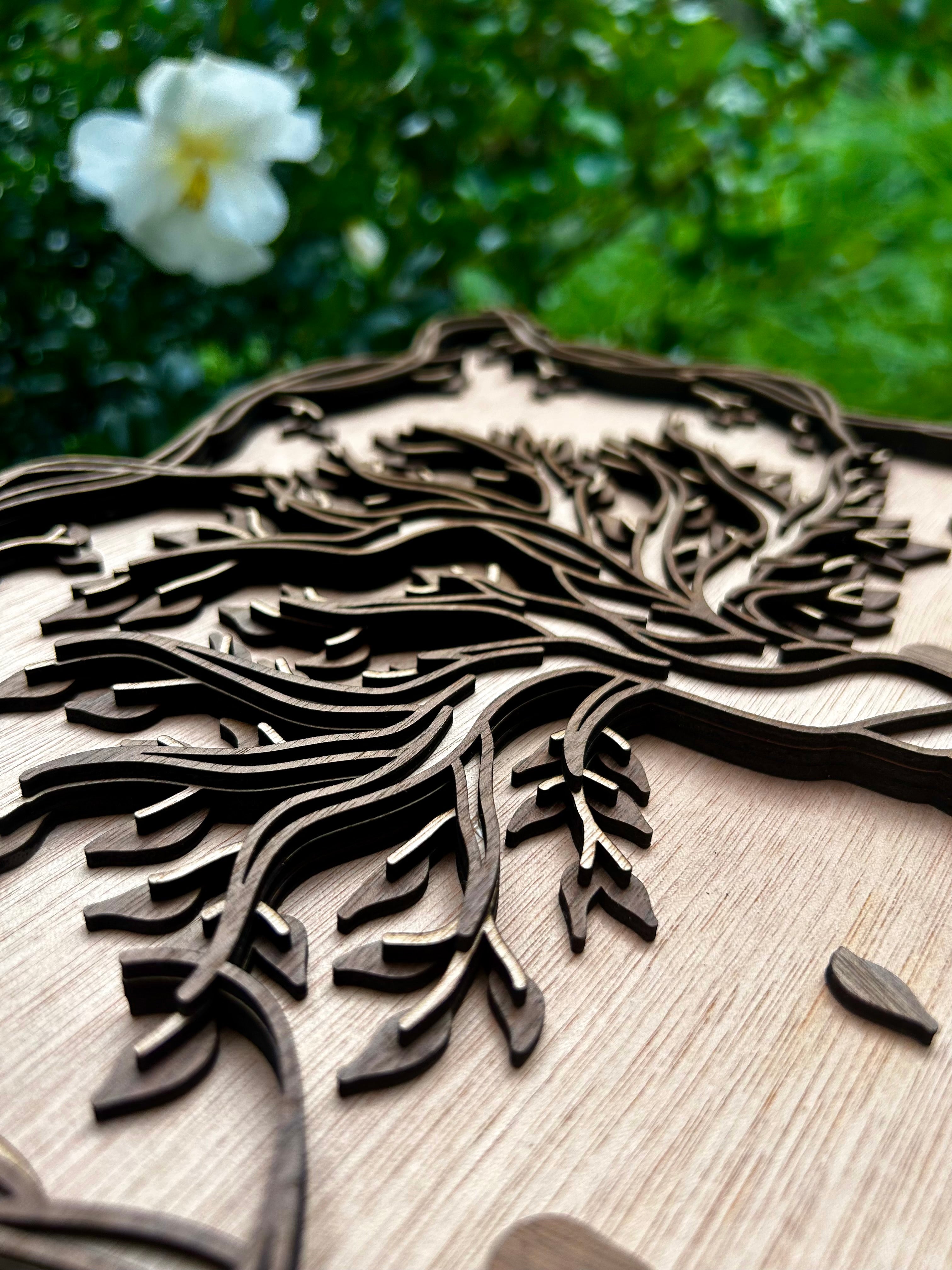 Tree of Life Wall Art - 4 Layer Plywood Decor | NZ Made