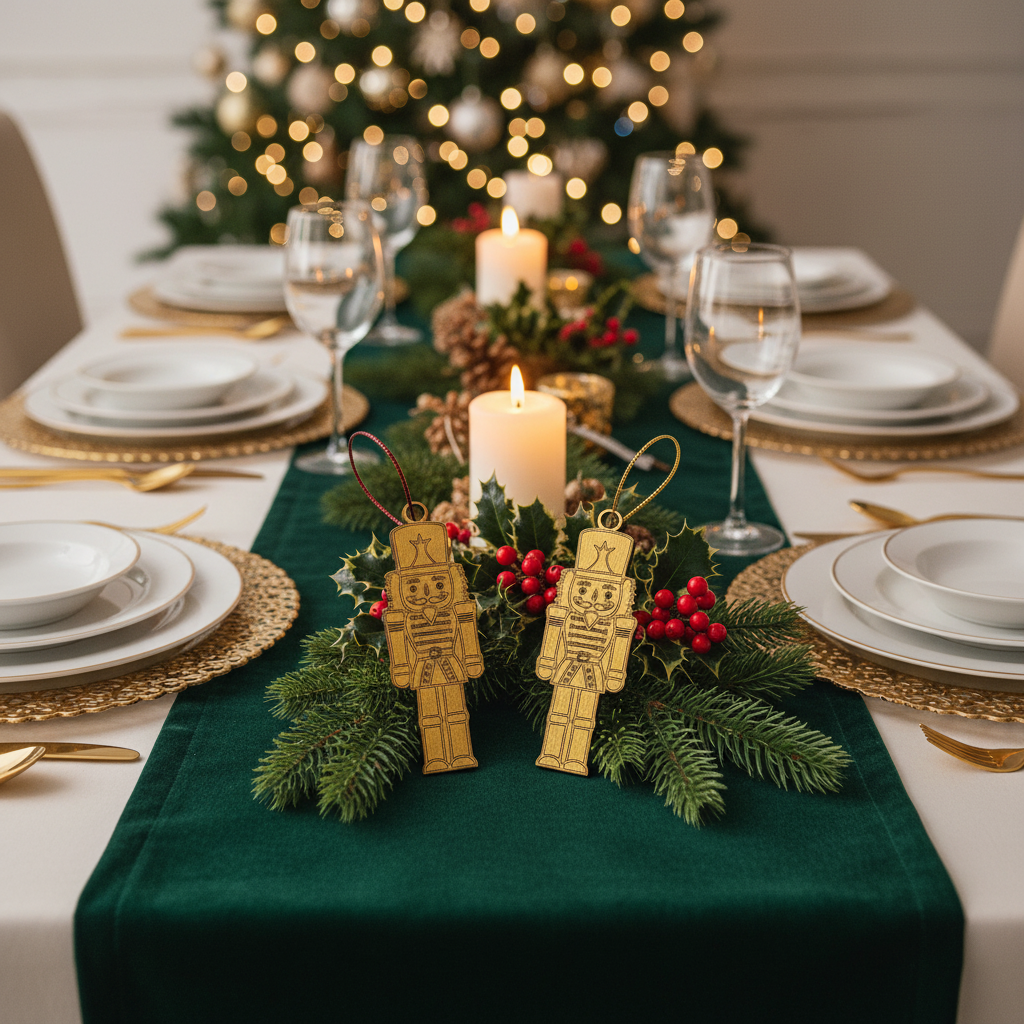 Christmas dinner scene