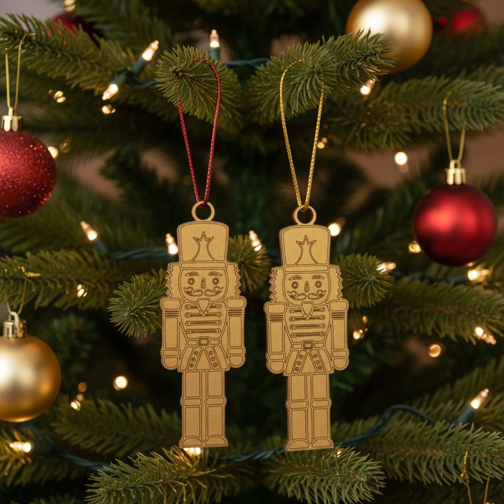 Christmas tree scene