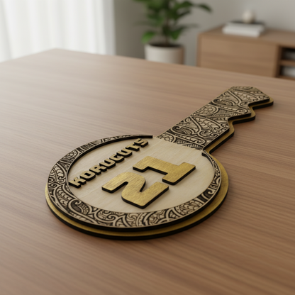Personalised Anniversary Key Koru
