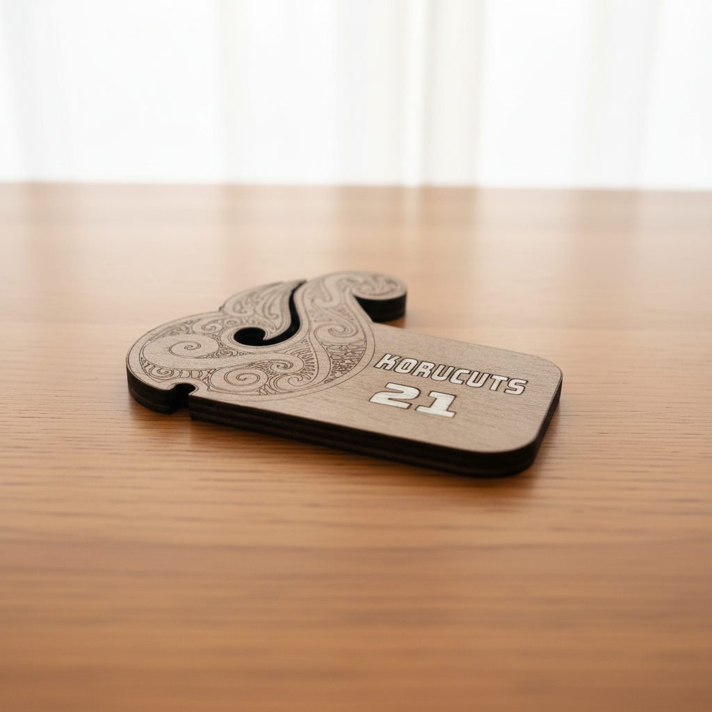 Koru Key Holder – Original Angle on Table