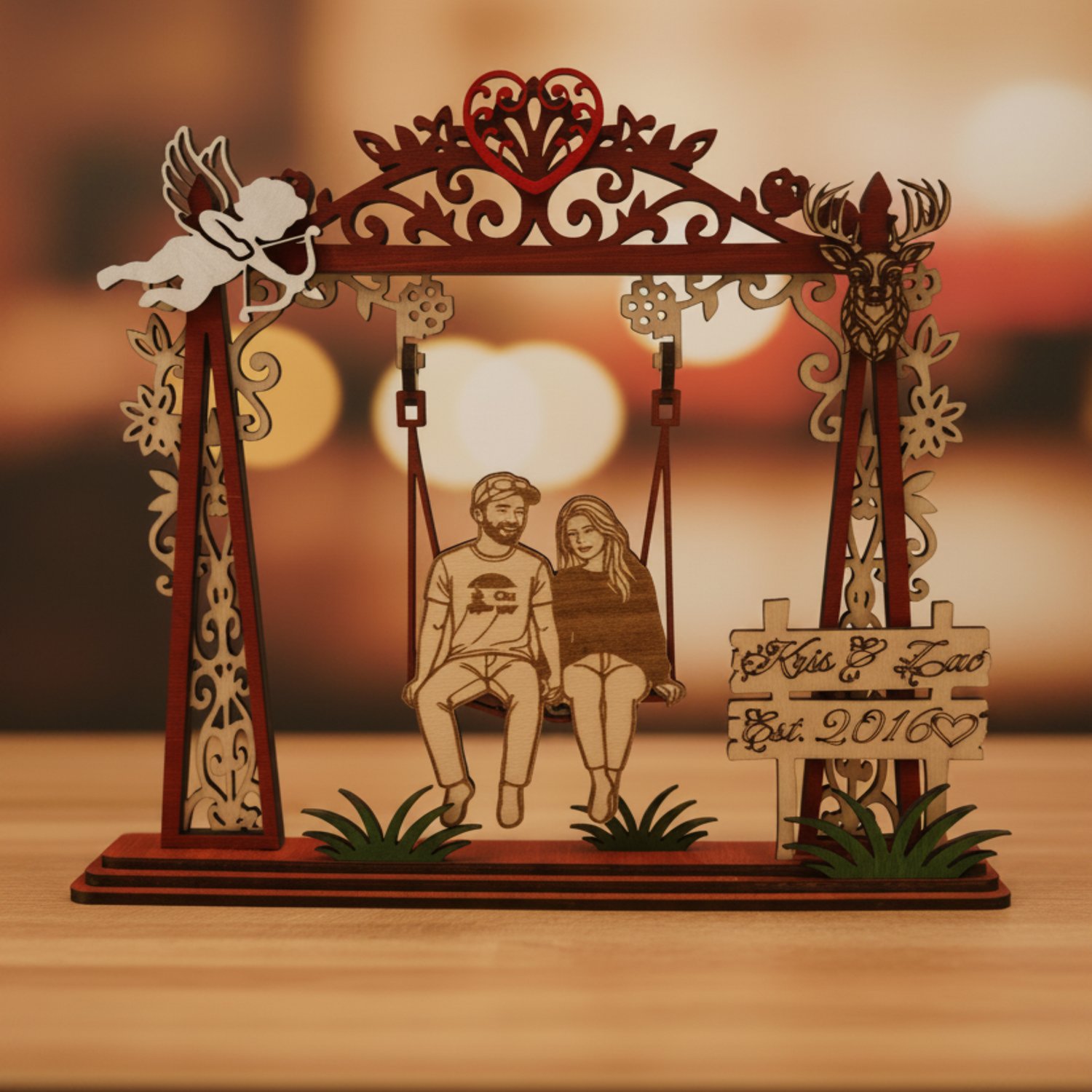 Love Swing original perspective cozy desk