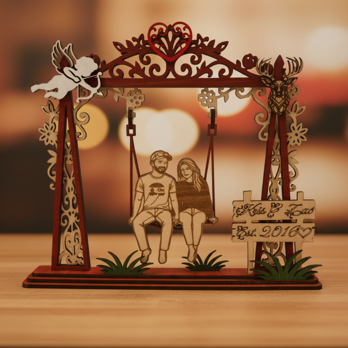 Love Swing original perspective cozy desk