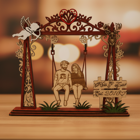 Love Swing original perspective cozy desk