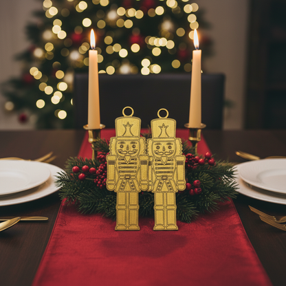 Luxury Christmas dinner table scene