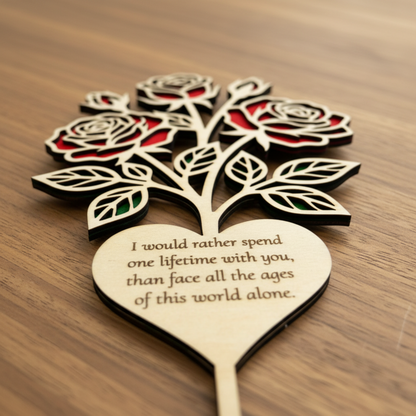 Rose Bouquet - Matched Angle & Perspective